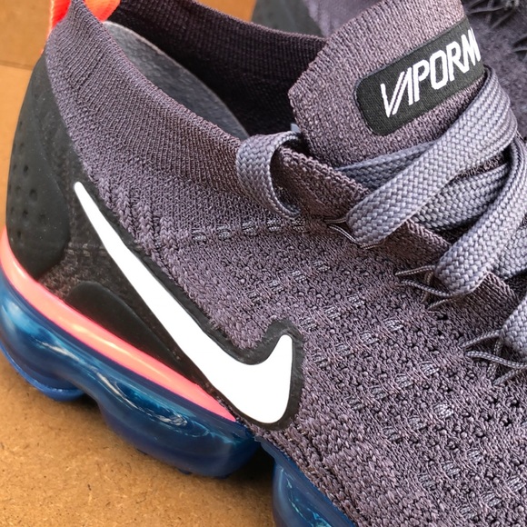 Nike Air Vapormax Flyknit 2 Thunder Grey SIZE 6 - Picture 6 of 7